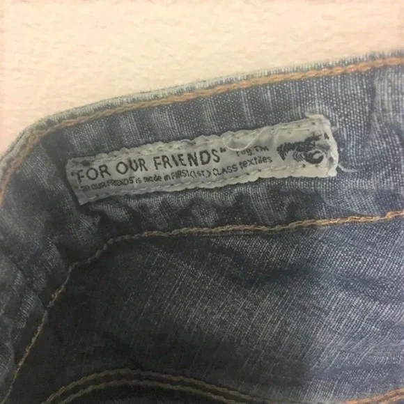 NWT BlueBlood Brand FOF00WFL DeepCutWornForLife Distressed Jeans - Picture 3 of 8